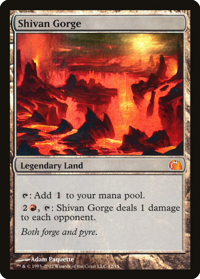 Shivan Gorge, From the Vault: Realms · 12/15