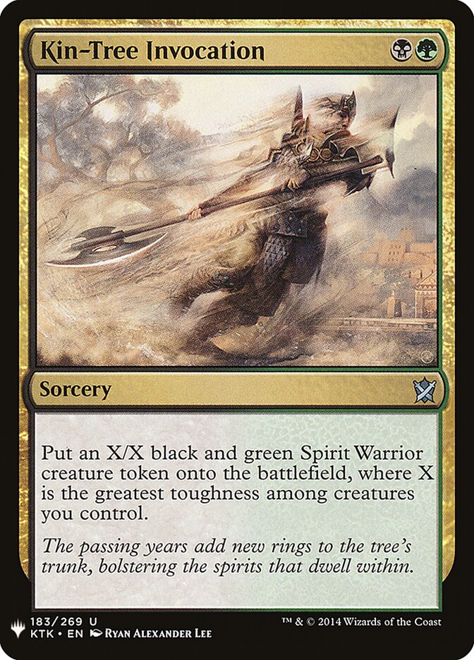 Kin-Tree Invocation, The List · ktk-183