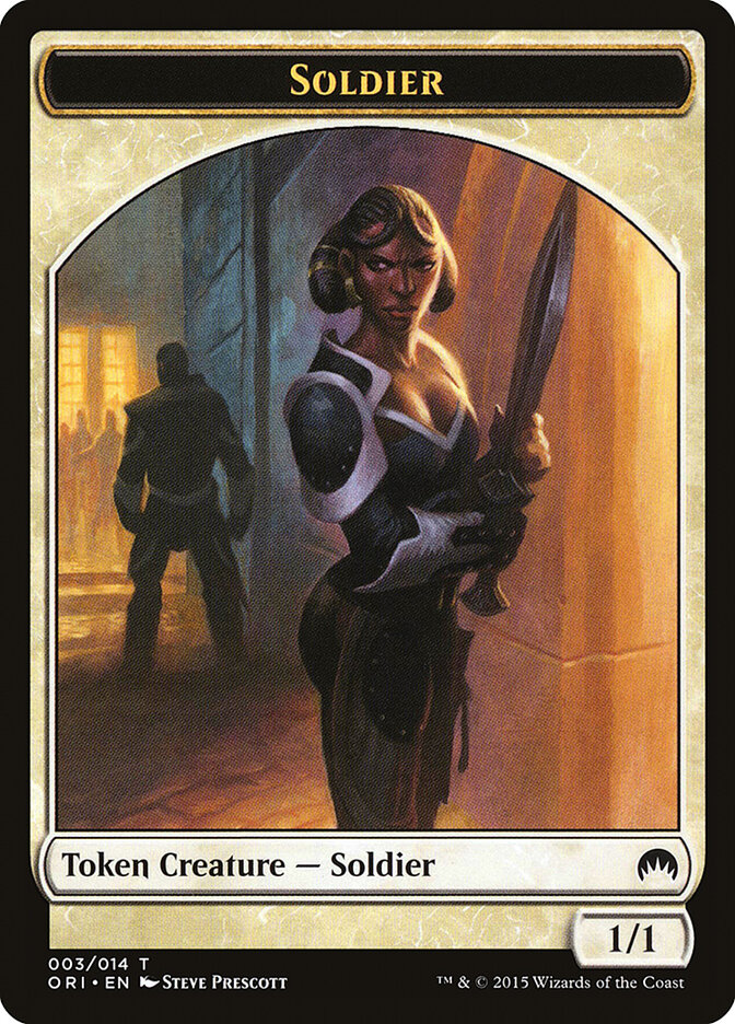 Soldier, Magic Origins Tokens · 003