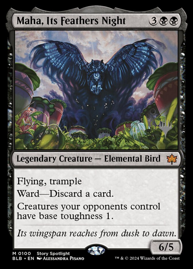 Maha, Its Feathers Night, Bloomburrow Promos · 0100