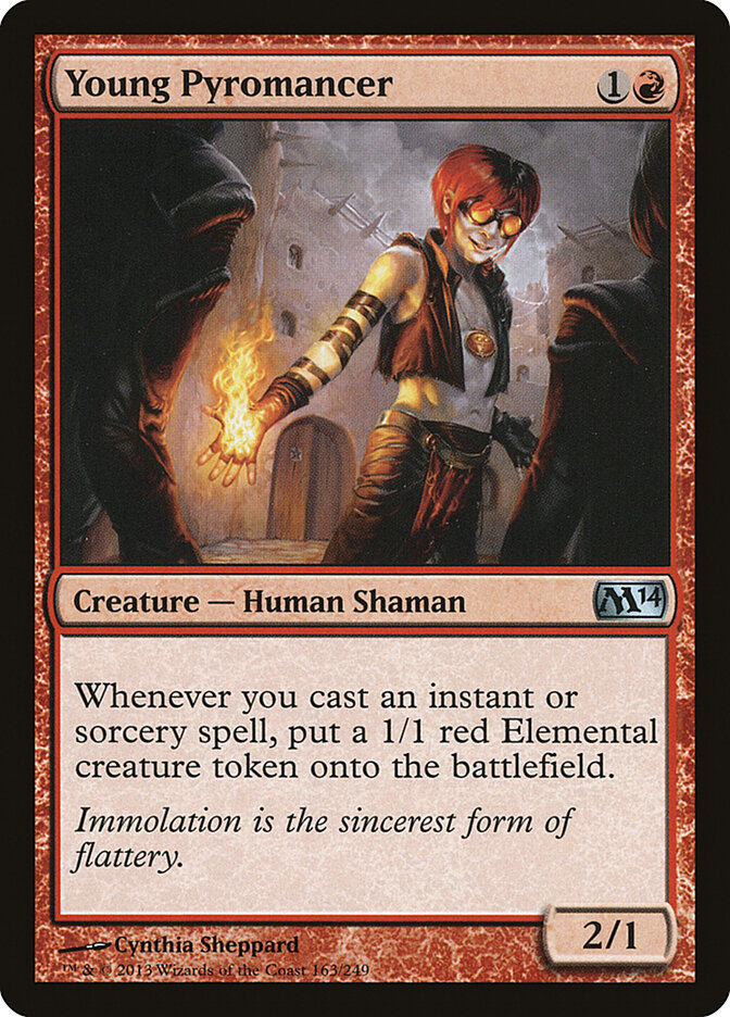 Young Pyromancer, Magic 2014 · 163/249