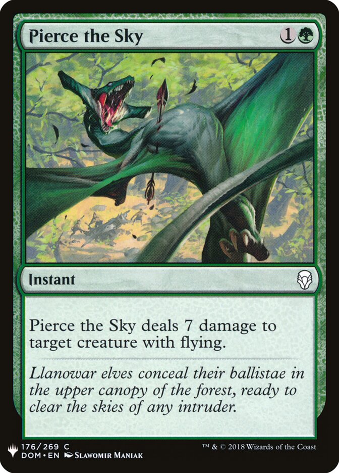 Pierce the Sky, The List · dom-176
