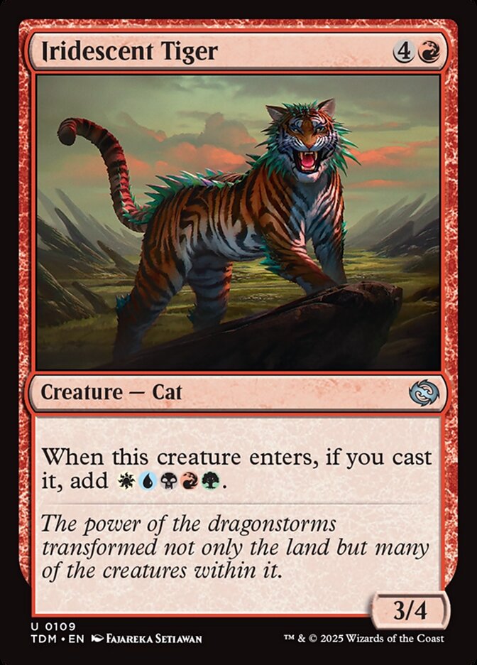 Iridescent Tiger, Tarkir: Dragonstorm · 0109