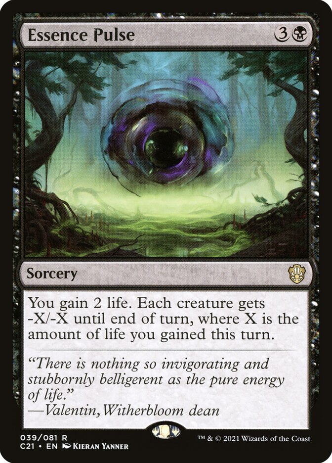 Essence Pulse, Commander 2021 · 039/081