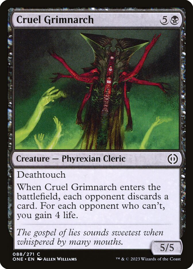 Cruel Grimnarch, Phyrexia: All Will Be One · 088/271