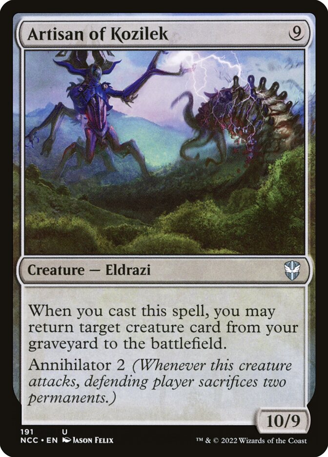 Artisan of Kozilek, New Capenna Commander · 191