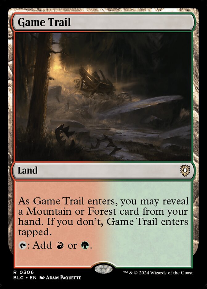 Game Trail, Bloomburrow Commander · 0306