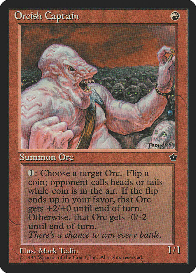 Orcish Captain, Fallen Empires · 60