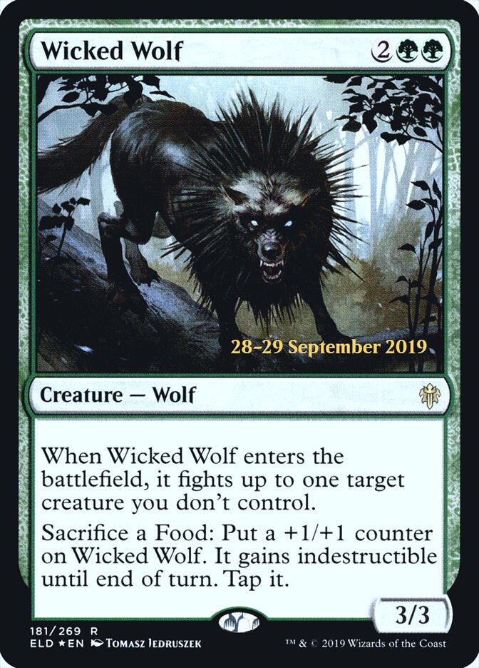 Wicked Wolf, Throne of Eldraine Promos · 181/269
