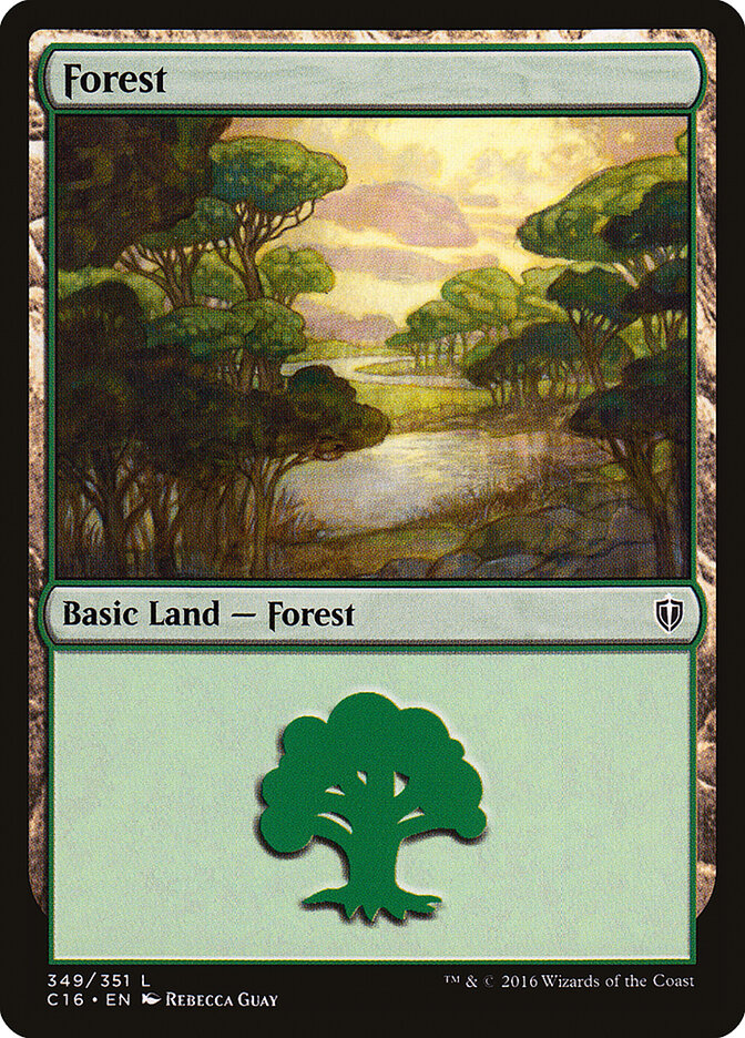 Forest, Commander 2016 · 349/351