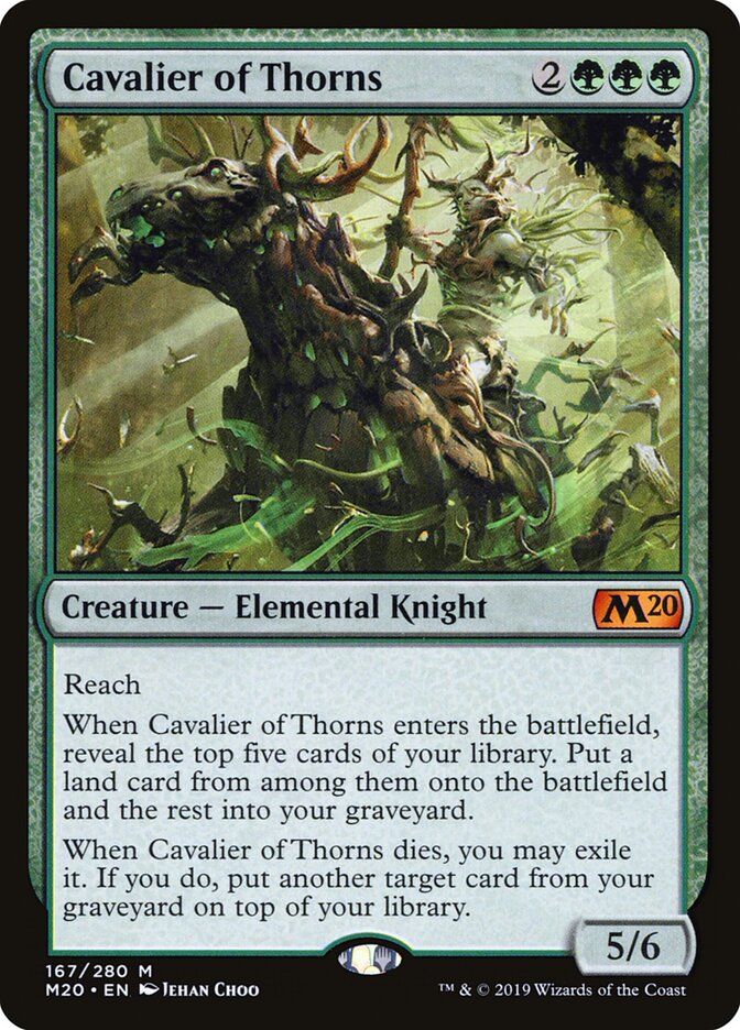 Cavalier of Thorns, Core Set 2020 · 167/280