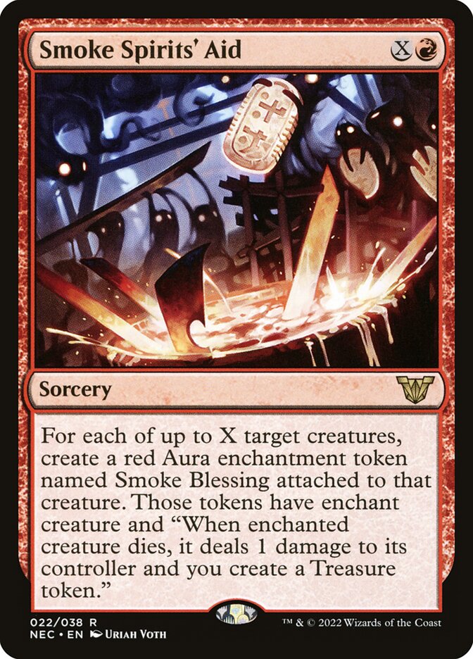 Smoke Spirits' Aid, Neon Dynasty Commander · 022/038