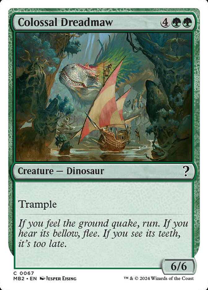 Colossal Dreadmaw, Mystery Booster 2 · 0067
