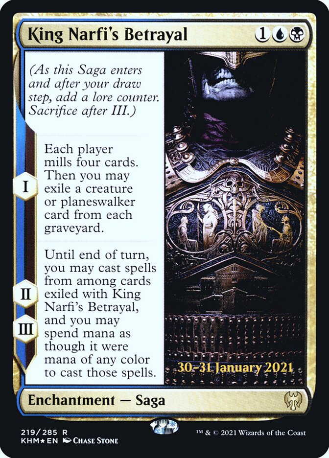 King Narfi's Betrayal, Kaldheim Promos · 219/285