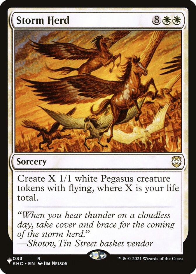 Storm Herd, The List · khc-33