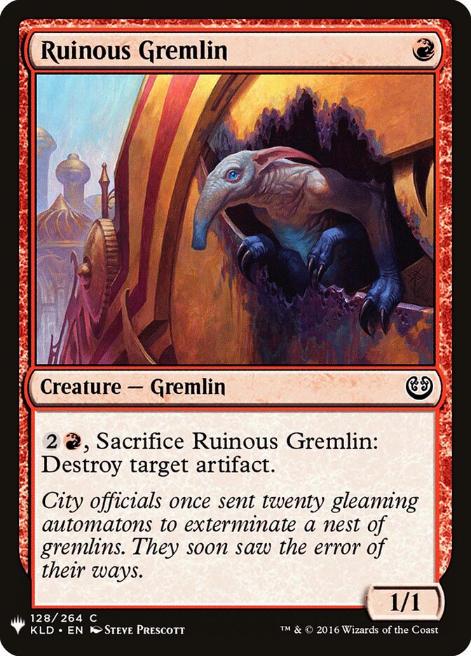 Ruinous Gremlin, The List · kld-128