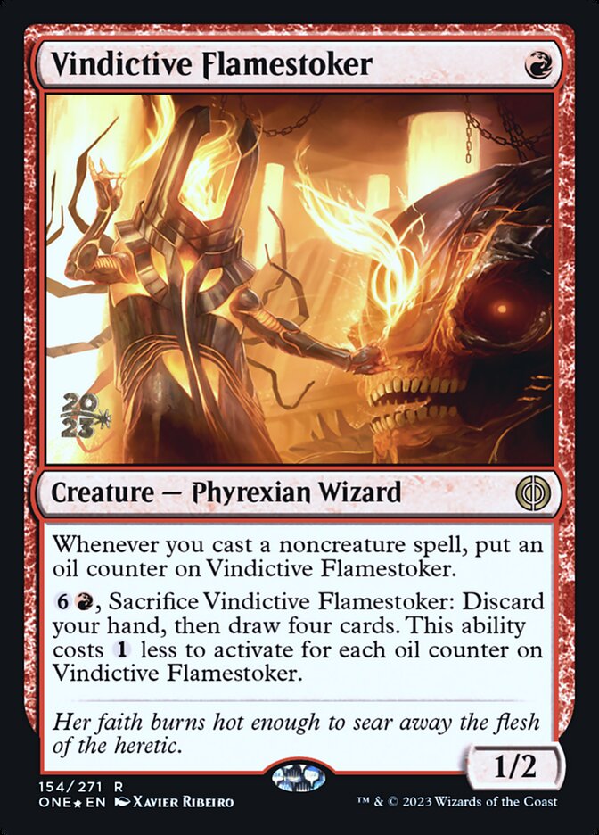 Vindictive Flamestoker, Phyrexia: All Will Be One Promos · 154/271