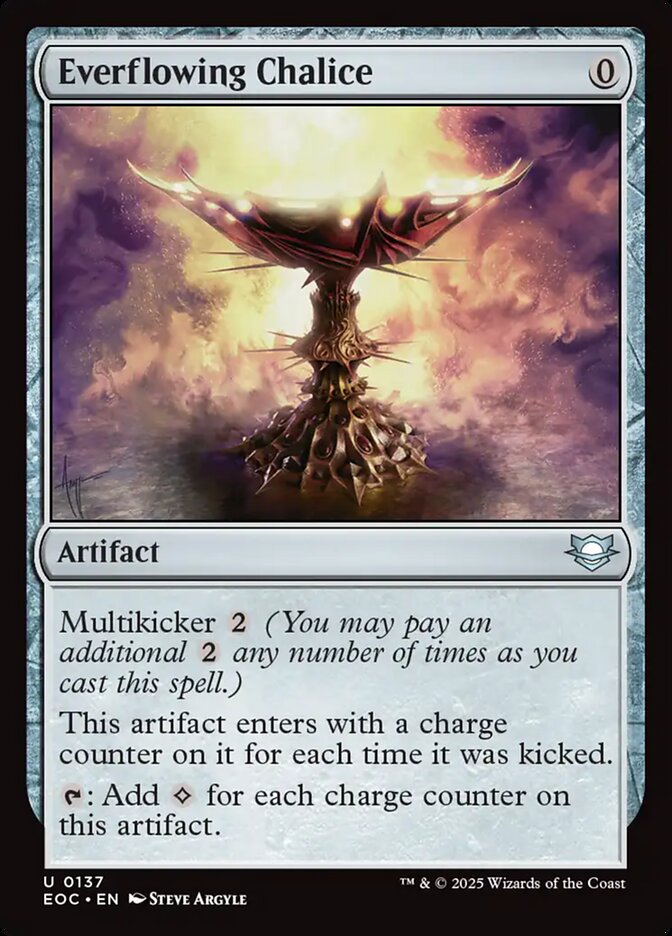 Everflowing Chalice, Edge of Eternities Commander · 0137