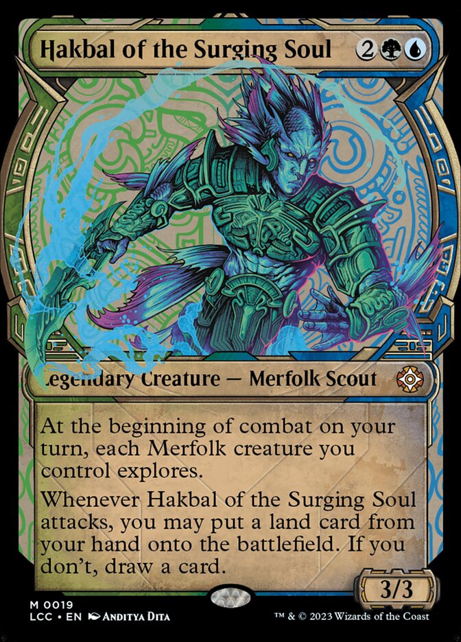 Hakbal of the Surging Soul, The Lost Caverns of Ixalan Commander · 0019