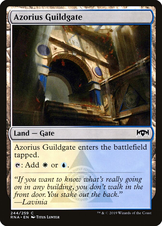 Azorius Guildgate, Ravnica Allegiance · 244/259