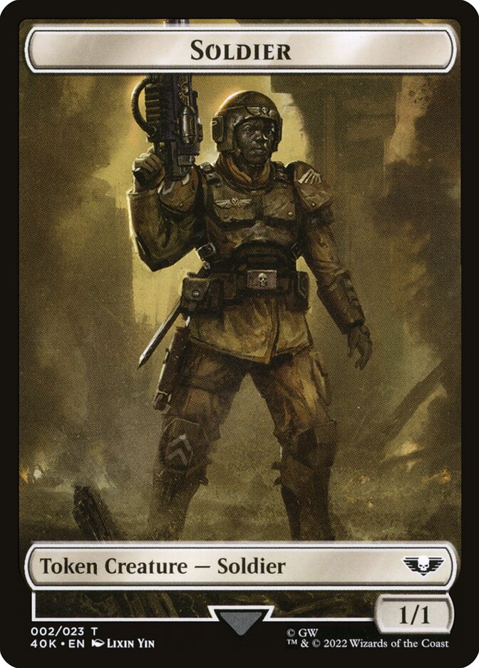 Soldier, Warhammer 40,000 Tokens · 002