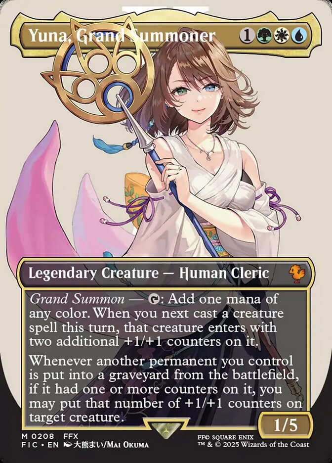 Yuna, Grand Summoner, Final Fantasy Commander · 0208