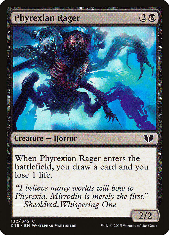 Phyrexian Rager, Commander 2015 · 132/342