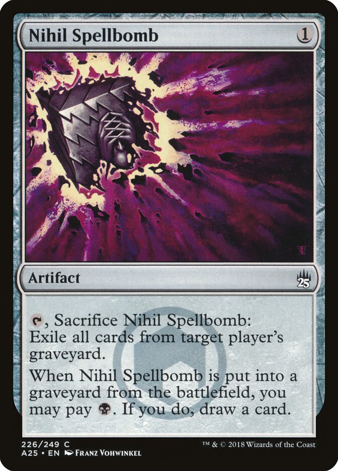 Nihil Spellbomb, Masters 25 · 226/249