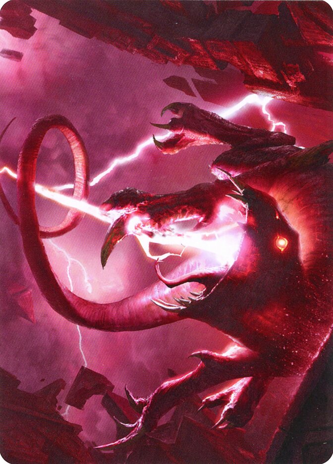 Thundering Rebuke // Thundering Rebuke, Zendikar Rising Art Series · 068