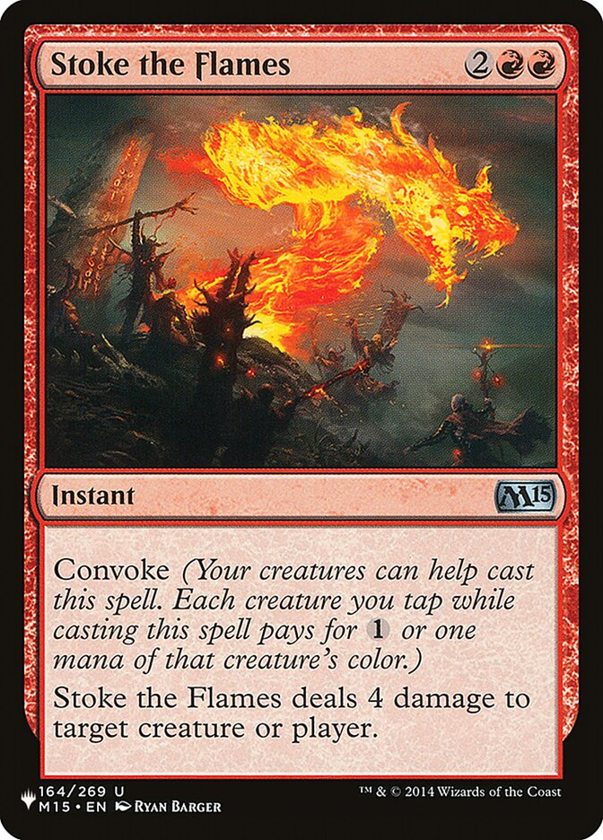 Stoke the Flames, The List · m15-164
