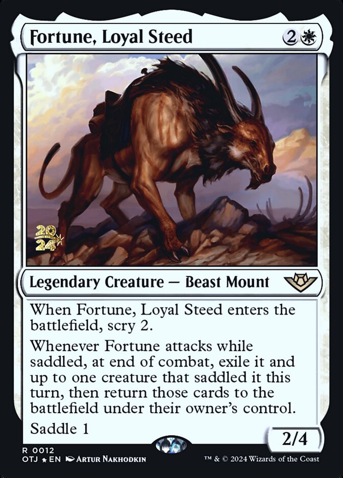 Fortune, Loyal Steed, Outlaws of Thunder Junction Promos · 0012