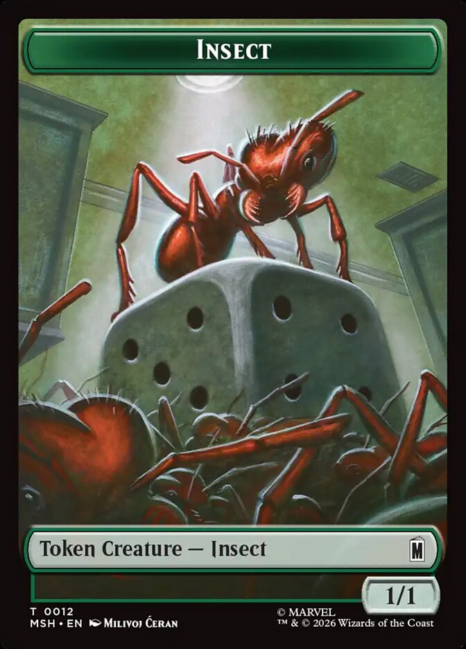 Insect, Marvel Super Heroes Tokens · 0012