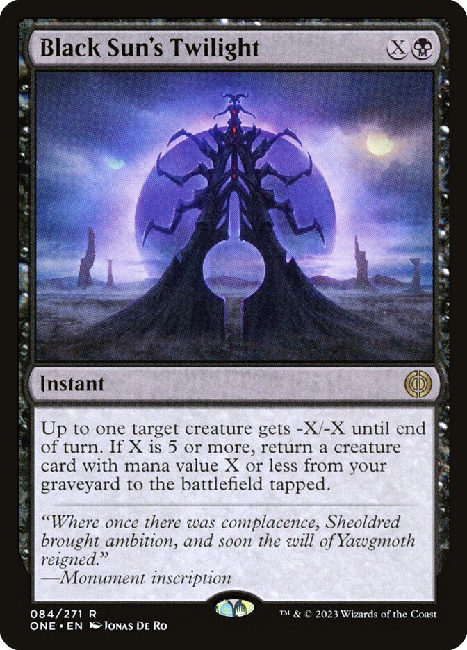 Black Sun's Twilight, Phyrexia: All Will Be One · 084/271