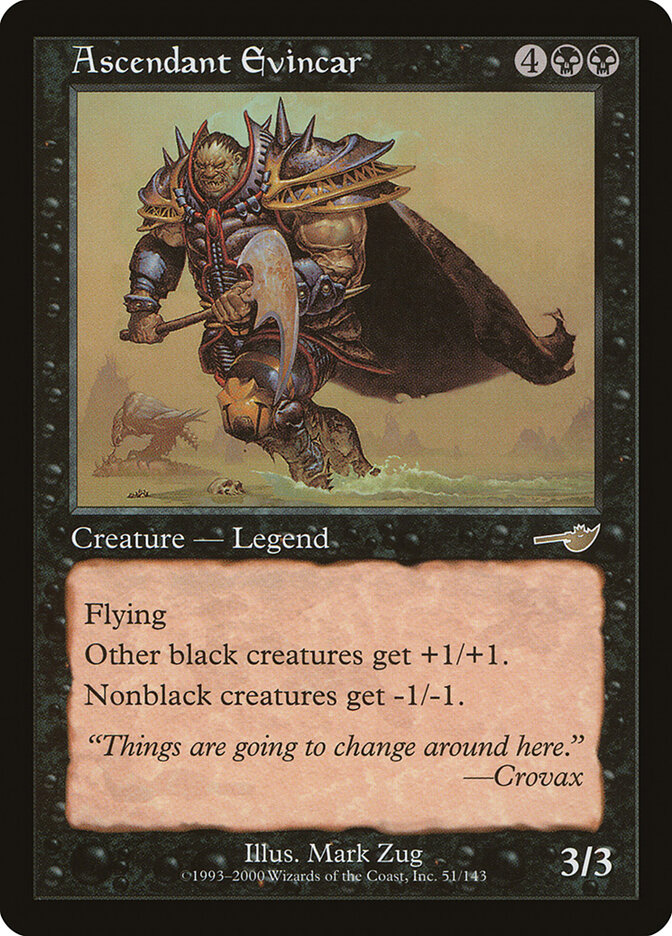Ascendant Evincar, Nemesis · 51/143