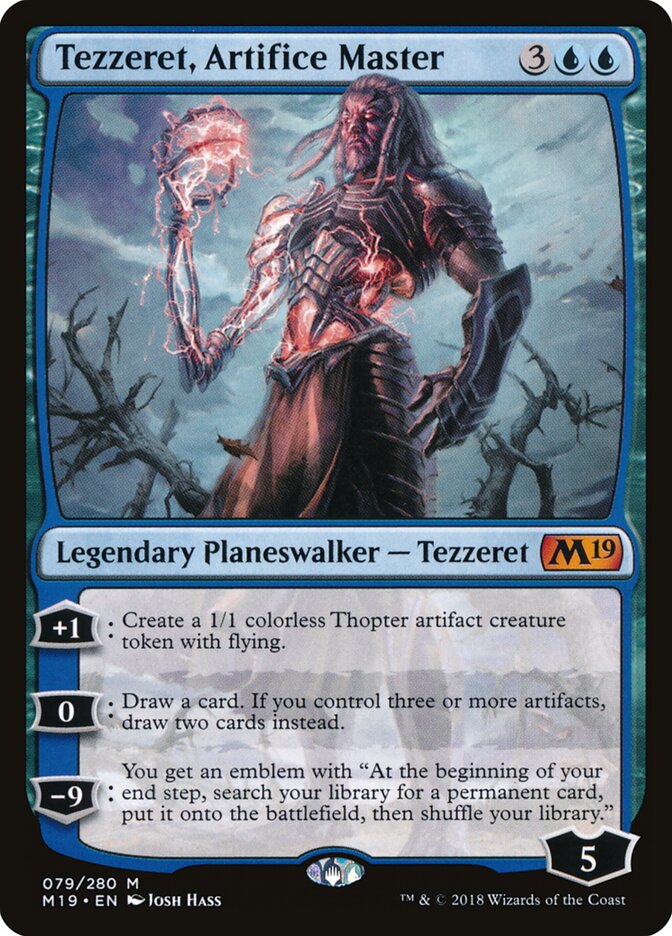 Tezzeret, Artifice Master, Core Set 2019 · 079/280