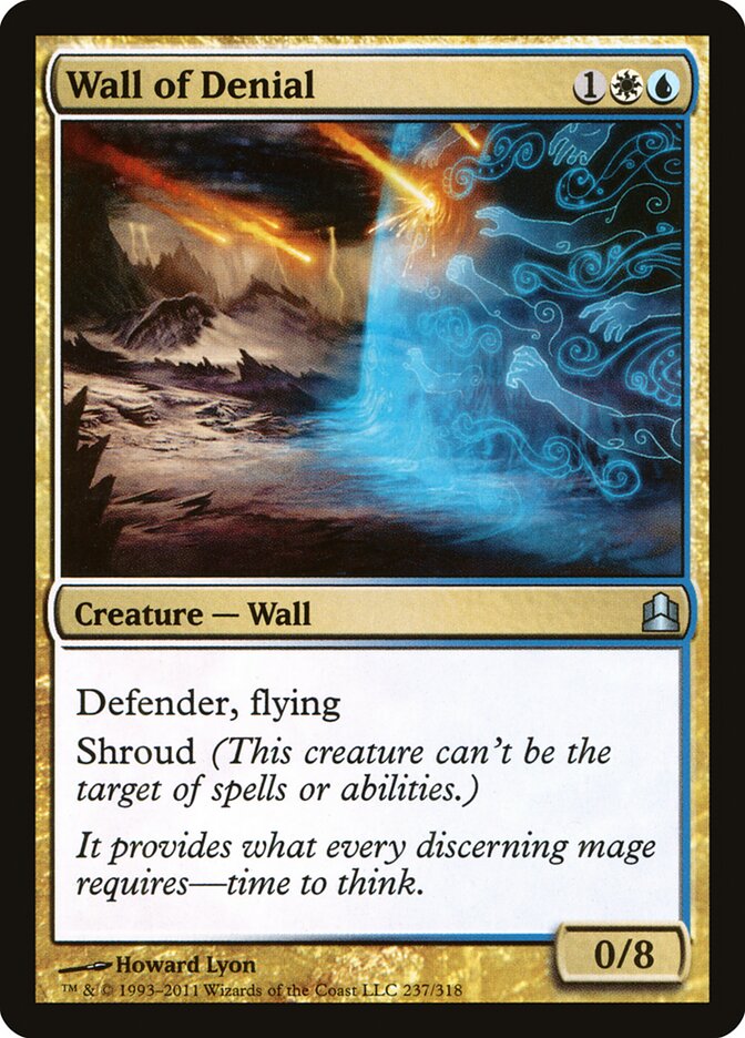 Wall of Denial, Commander 2011 · 237/318