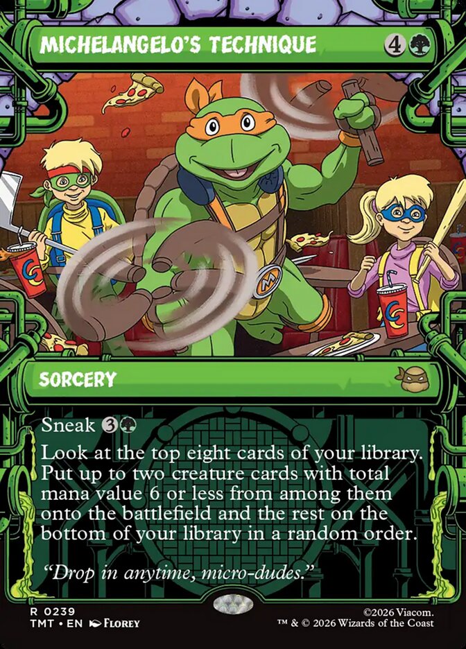 Michelangelo's Technique, Teenage Mutant Ninja Turtles · 0239