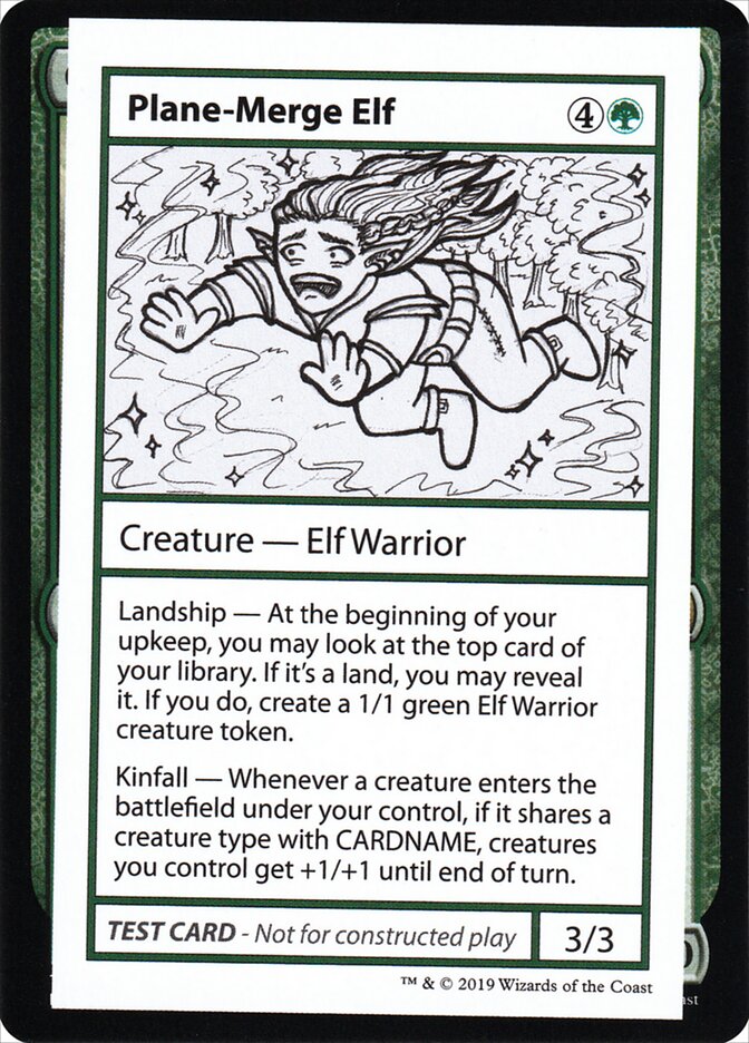 Plane-Merge Elf, Mystery Booster Playtest Cards 2021 · 083/121