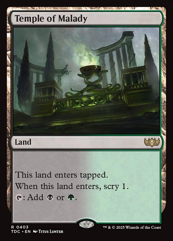 Temple of Malady, Tarkir: Dragonstorm Commander · 0403
