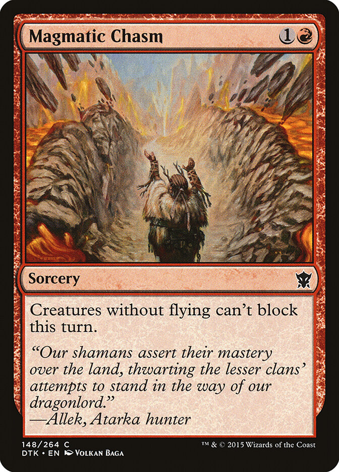 Magmatic Chasm, Dragons of Tarkir · 148/264