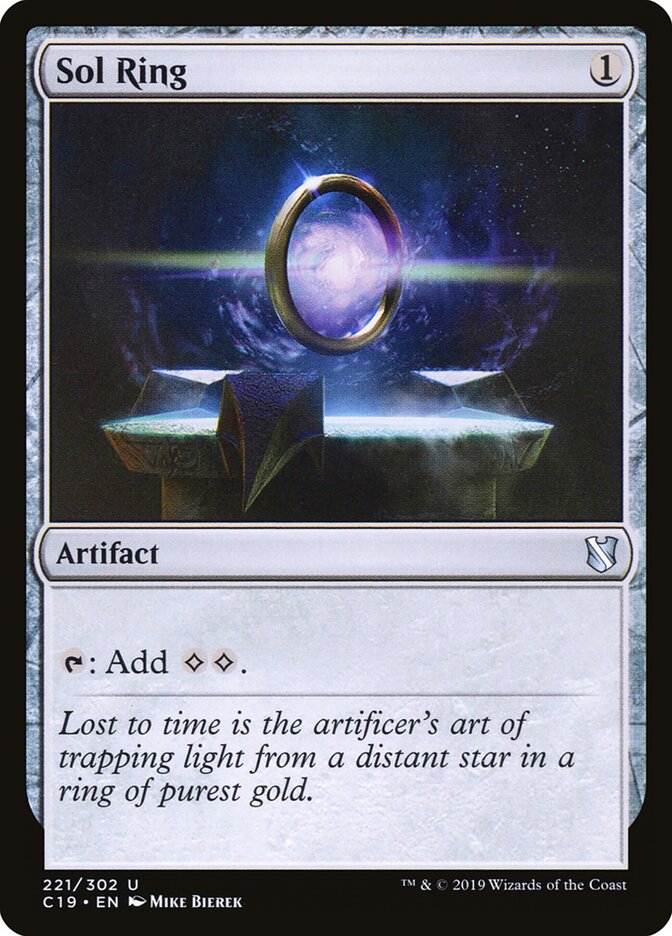 Sol Ring, Commander 2019 · 221/302