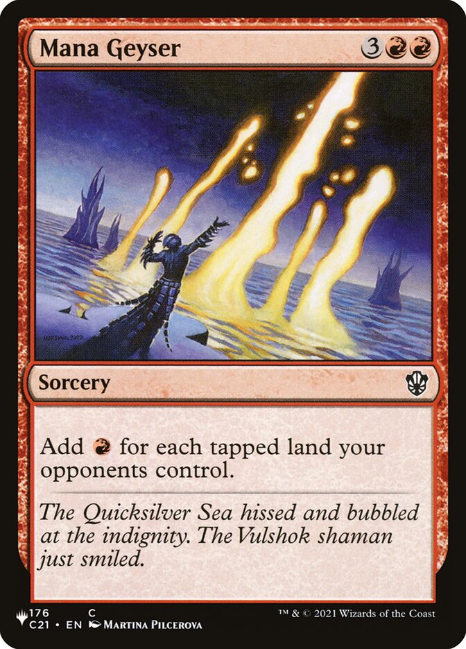 Mana Geyser, The List · c21-176