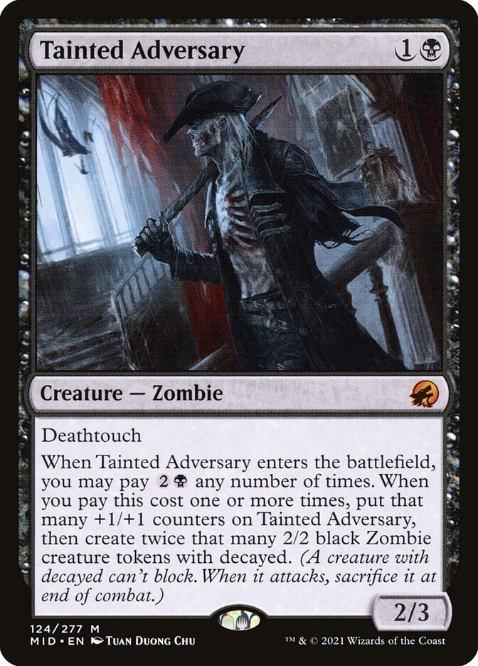 Tainted Adversary, Innistrad: Midnight Hunt · 124/277