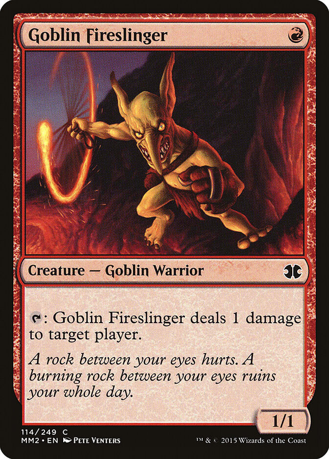 Goblin Fireslinger, Modern Masters 2015 · 114/249