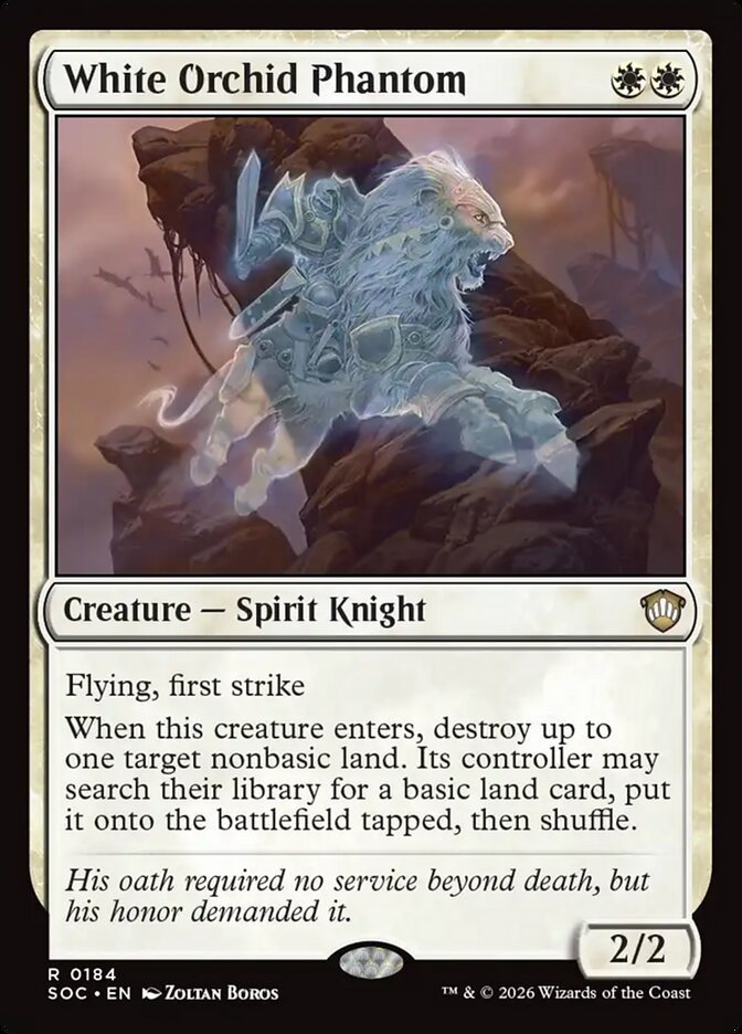 White Orchid Phantom, Secrets of Strixhaven Commander · 0184