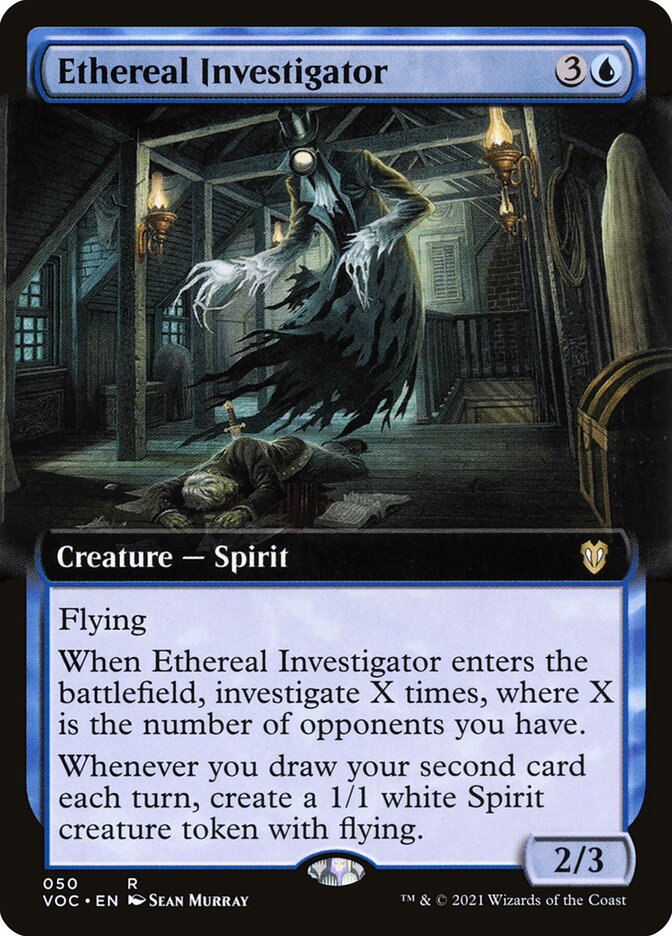 Ethereal Investigator, Crimson Vow Commander · 050