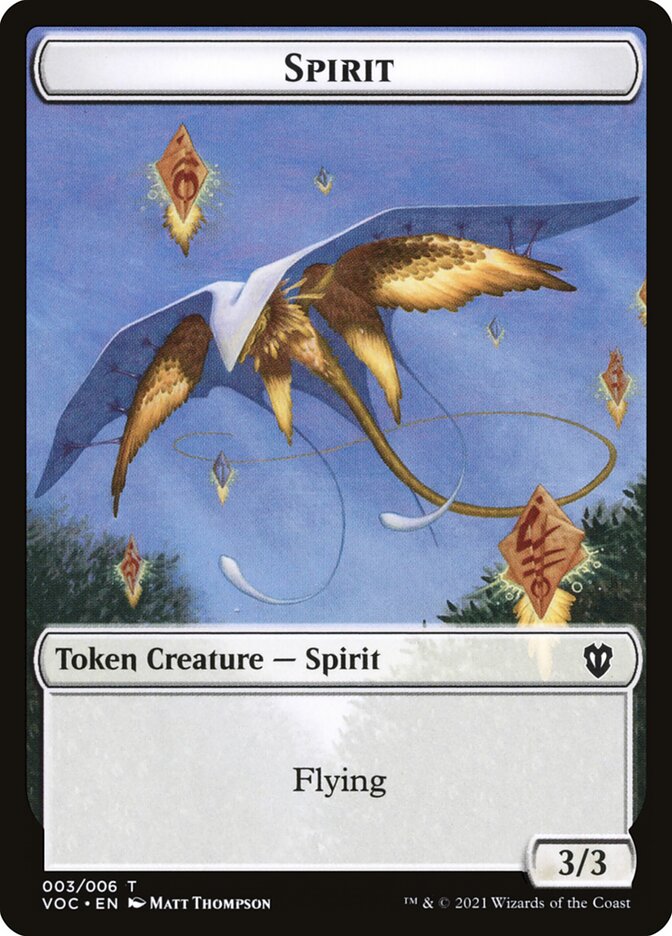 Spirit, Crimson Vow Commander Tokens · 003