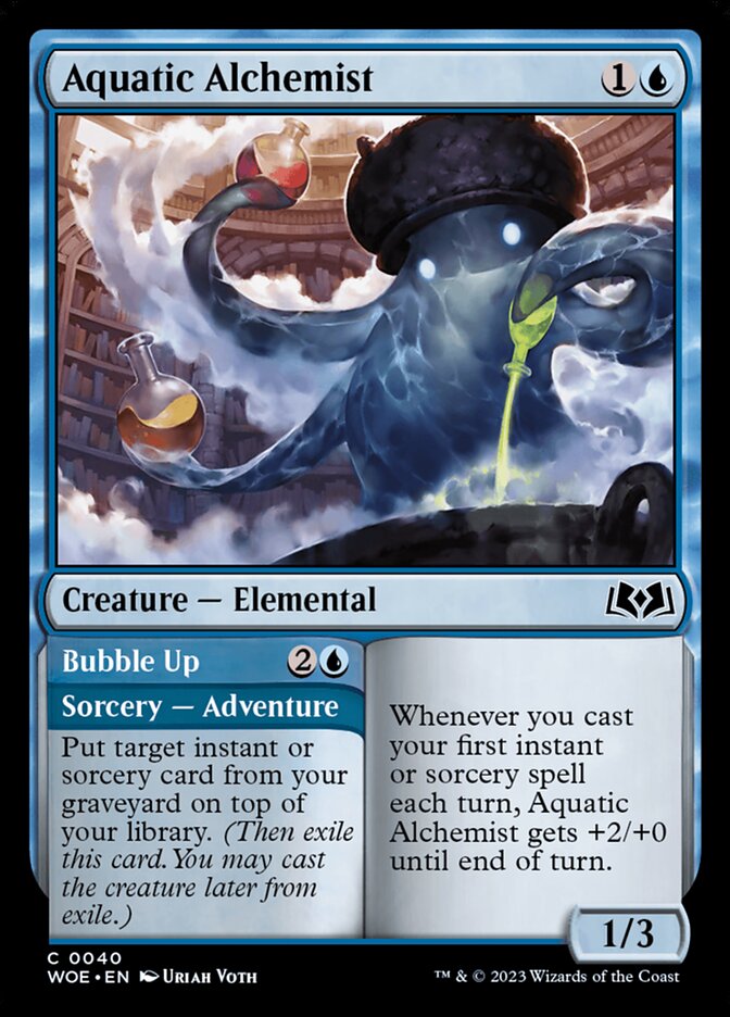 Aquatic Alchemist // Bubble Up, Wilds of Eldraine · 0040