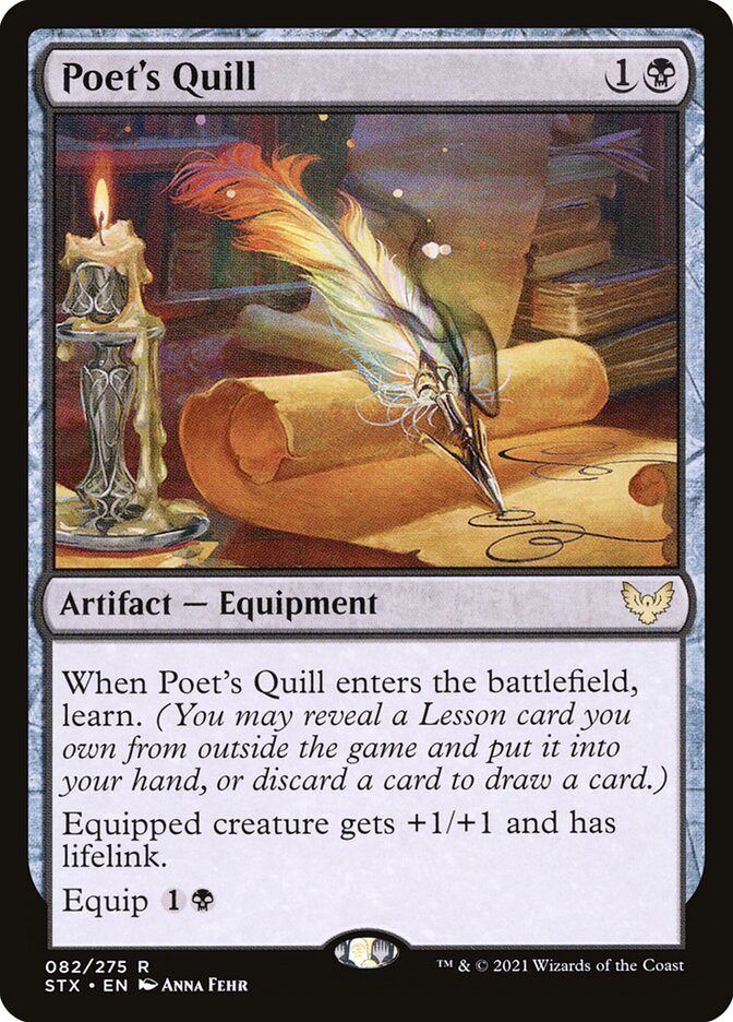 Poet's Quill, Strixhaven: School of Mages · 082/275