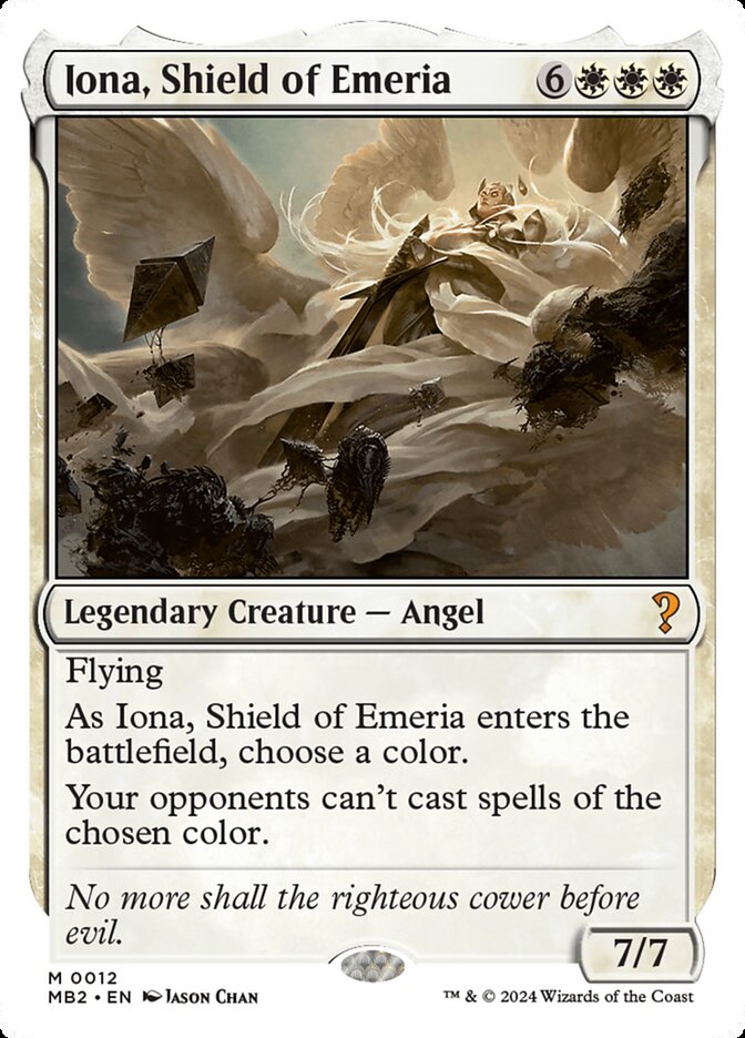 Iona, Shield of Emeria, Mystery Booster 2 · 0012